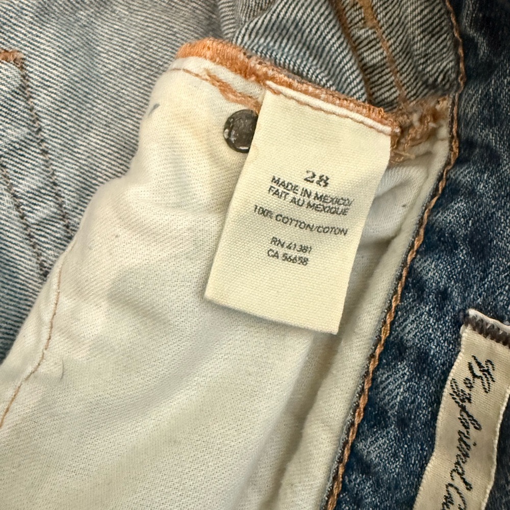 Denim & Supply Ralph Lauren Distressed Blue Jean Shorts - Picture 4 of 4